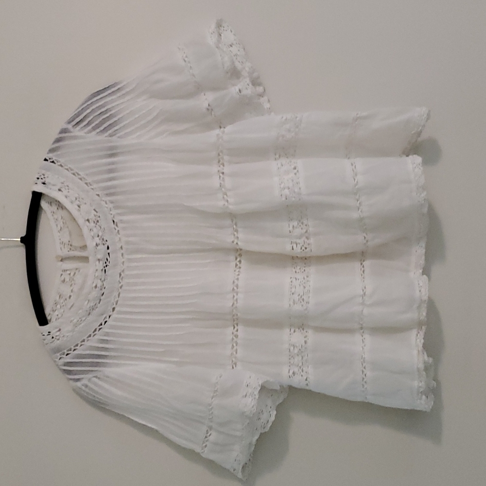 Love Sam boho white blouse, xs